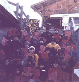 classe de neige à megeve