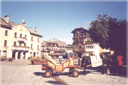 Place des Traineaux de Megeve
